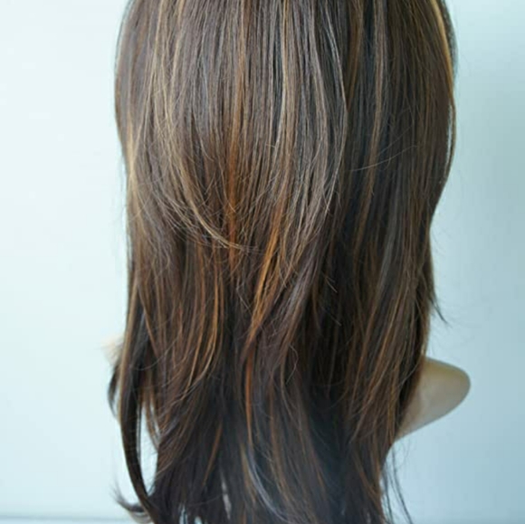 Long Layered Shoulder Length wig light brown - Picture 2 of 5